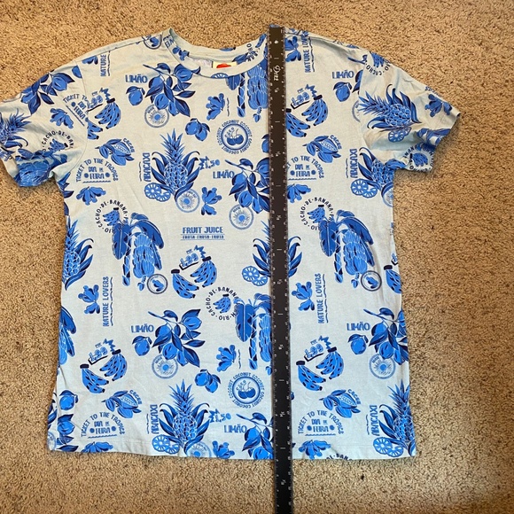 Farm Rio x Anthropologie Oversized Printed Graphic Tee Large - Picture 5 of 8